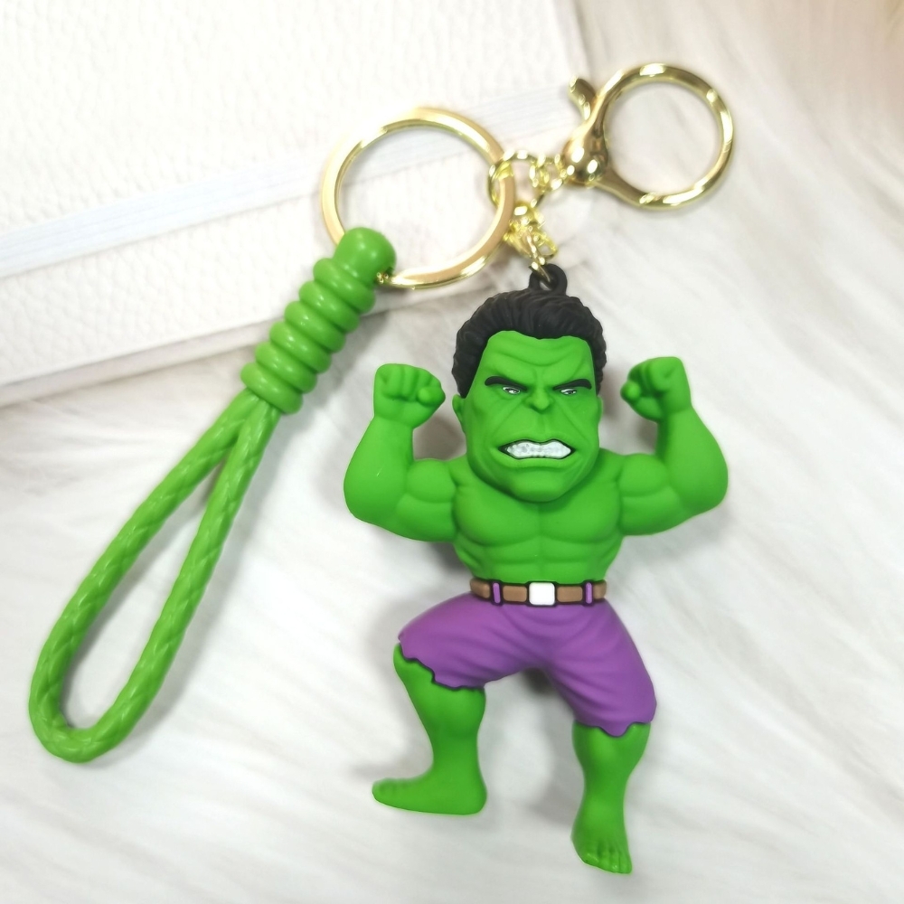 móc khóa hulk người khổng lồ xanh - dây dài 9.5cm mô hình cao 8.5cm - nặng : 50gram - no box K78-T2-S1