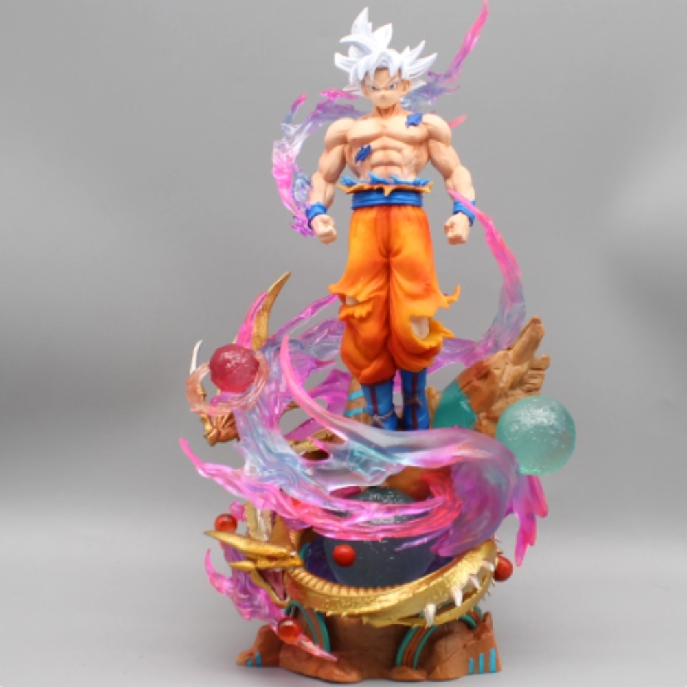 Mô Hình Dragon Ball Songoku ultral vô cực Có Led - Cao 29cm - Nặng 1400gram - Figure DragonBall - Có Hộp Màu - Full Box - N1-K27-T5-S1