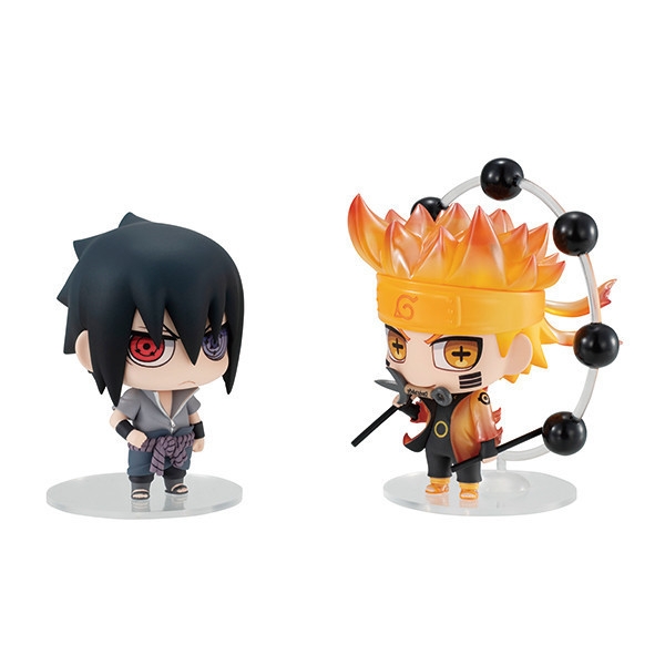 Mô hình Naruto Bộ 2 nhân vật Naruto - Sasuke - Cao 8-9cm - nặng 200gram - Figure Naruto - No Box - K3-T3-S1