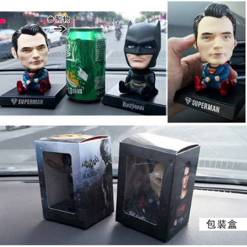 Mô Hình đồ chơi - Suppermen lắc đầu - Bộ lắc đầu - K74-T3-S4