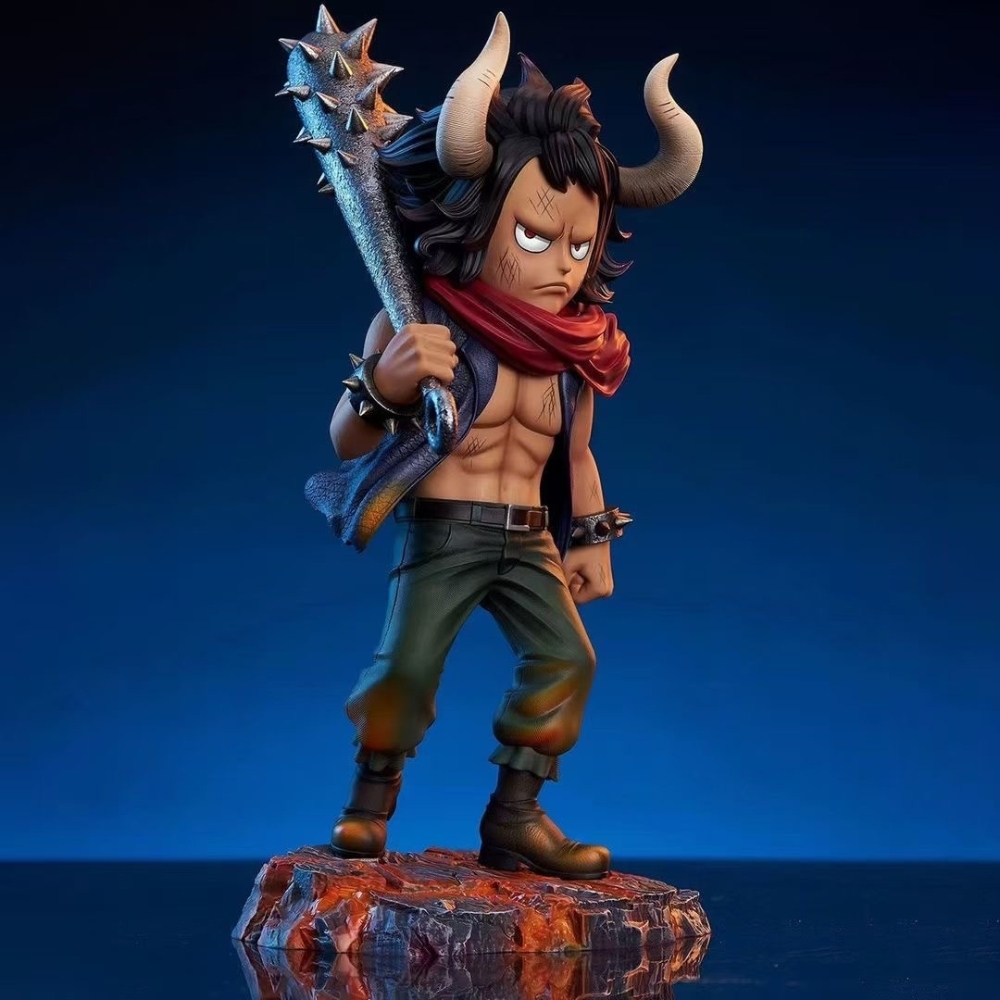 Mô Hình OnePiece Kaido dạng lai rồng trặng thái chiến đấu - Cao 26cm - nặng 1.7kg - Figure OnePiece - Hộp Carton -  K19-T3-S9