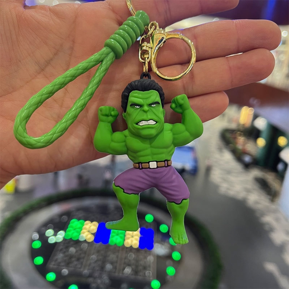 móc khóa hulk người khổng lồ xanh - dây dài 9.5cm mô hình cao 8.5cm - nặng : 50gram - no box K78-T2-S1