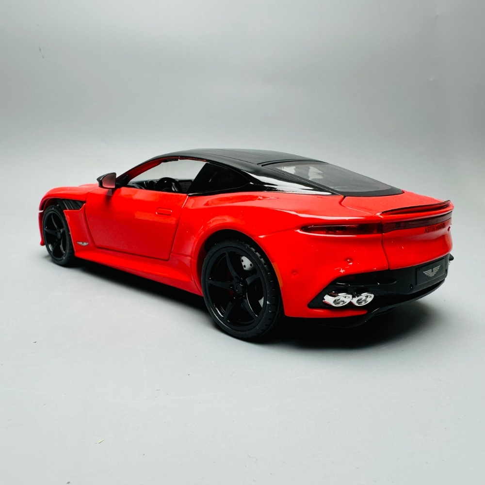 Mô Hình Xe aston martin đỏ 1:22 Hợp kim có thể mở cửa - bánh sau chạy cót - Có tiếng - đèn pha sáng - Dài 20cm - rộng 9cm - cao 6cm - nặng ~ 1000gram - FULL BOX : box màu SKU : oto141 - K63-T3-S2