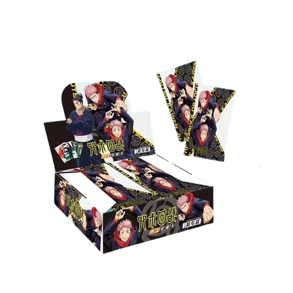 Hộp Pack thẻ chú thuật hồi chiến - 1 Hộp = 32PACK - Mỗi pack có 5 thẻ- Cao 13cm - rộng 14cm - K31-T3-S6