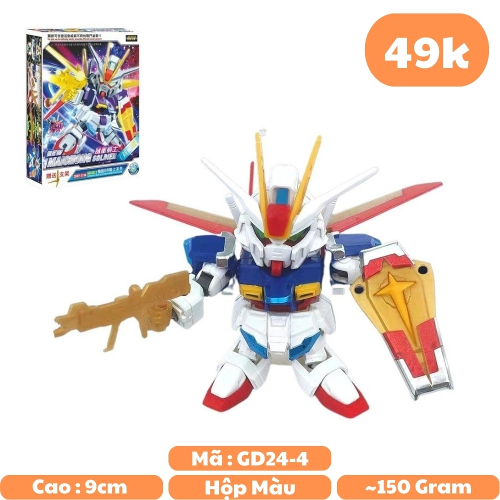Mô hình GundamSD Gundam MAICHONG - Cao 9cm - nặng 100gram SKU : 6613-8- Figure Gundam - Có hộp màu -K23-T4-S2