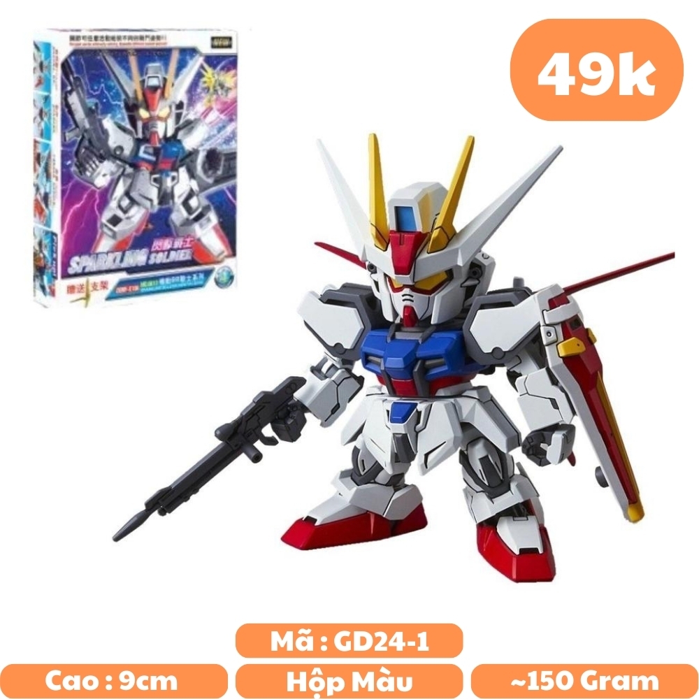 Mô hình GundamSD Gundam SPARKLING - Cao 9cm - nặng 100gram SKU : 6613-4- Figure Gundam - Có hộp màu - K31-T4-S4