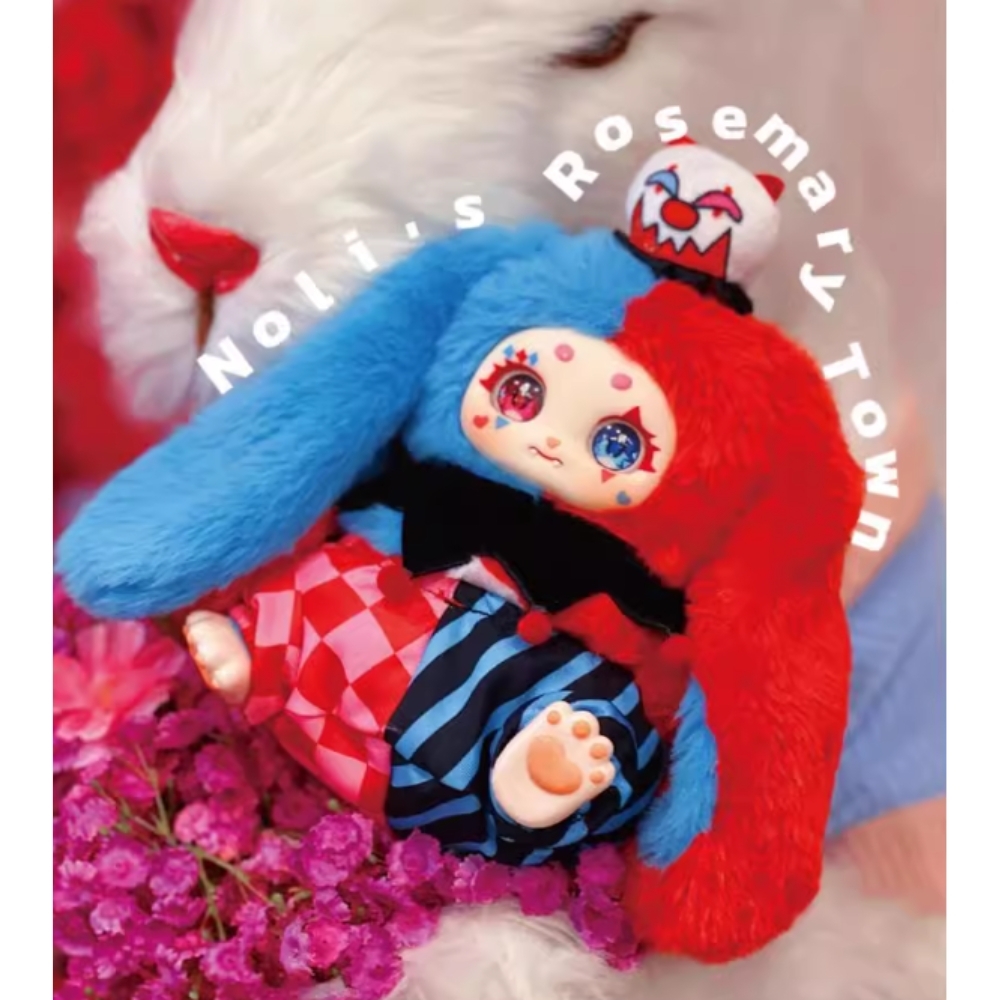 Hàng Chính Hãng - Blinbox babythree thỏ thị trấn noli blind box set 8 ngẫu nhiên - cao ~ 16cm - Nặng 500gram - Túi Mù - Hộp Màu