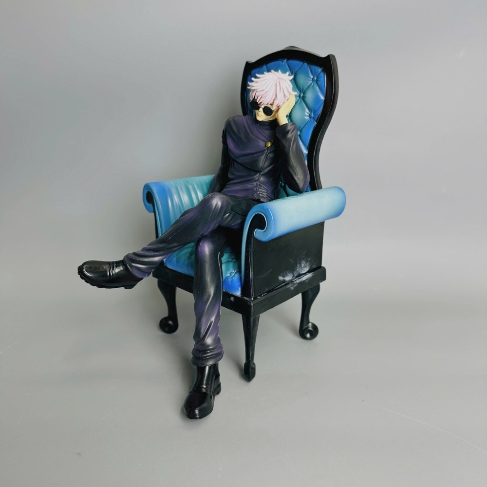 Mô Hình Jujutsu Kaisen gojo ngồi ghế - Cao 22.5cm - nặng 1000gram - Full Box - Figure anime Jujutsu Kaisen - K59-T4-S7