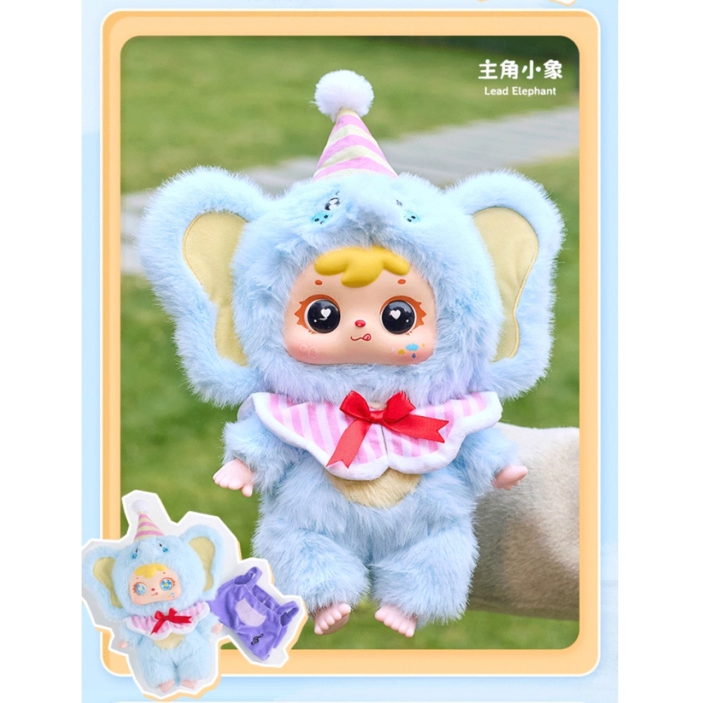 Hàng Chính Hãng - Blinbox Tyke3 400% + mắt xoay + quần áo blind box ngẫu nhiên - Cao : 30cm - Nặng 500gram - Túi Mù - Hộp Màu