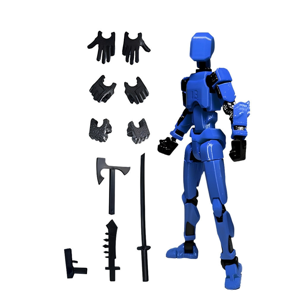 Bán 20 cái - Giá 7.5k 1 cái - Mô Hình Lắp Ghép Dummy 3D + nhiều vũ khí đi kèm  - Chiều Cao : 15cm Nặng : 100gram - No Box N1-T2