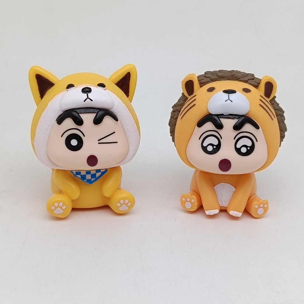 Mô Hình bộ 6 Shin bút chì cosplay động vật - Cao 7-9.5cm - nặng 300gram - Figure Cậu Bé Bút Chì - bọc túi OPP - No box - HM121 - K23-T3-S6