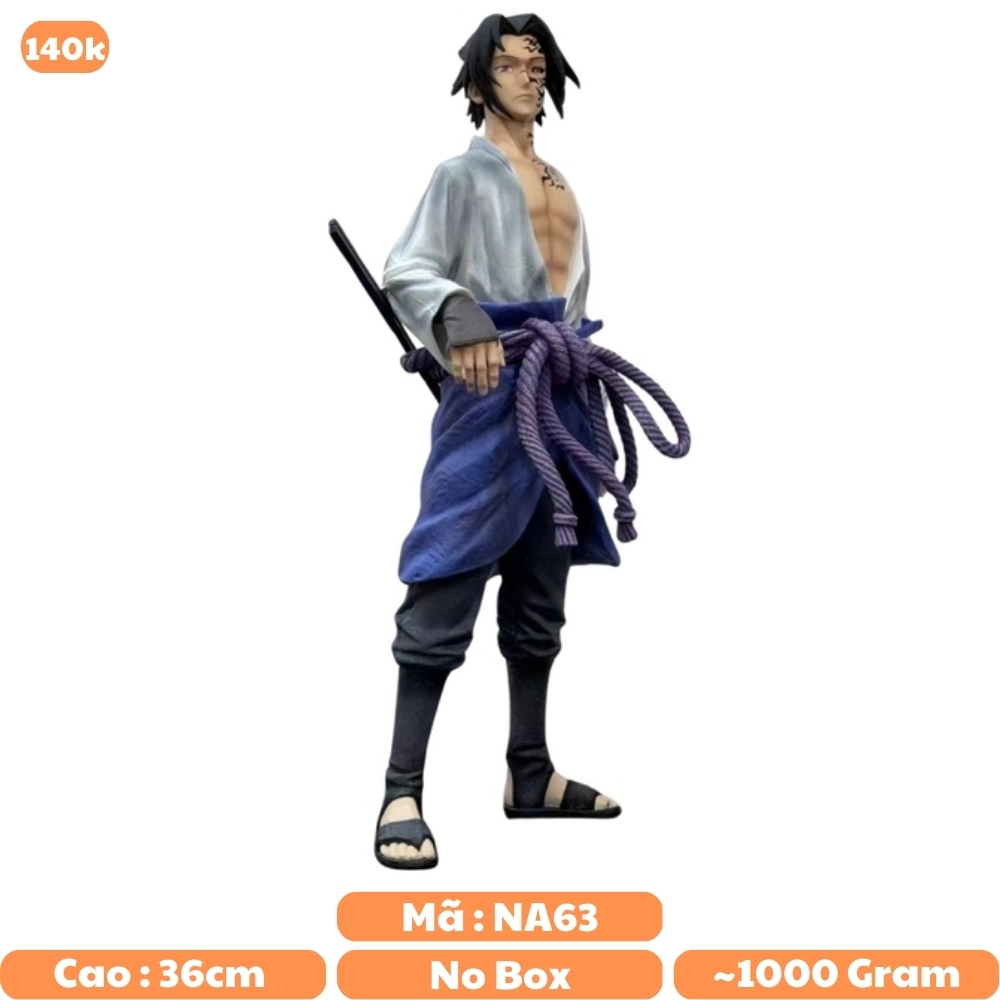 Mô Hình Naruto Sasuke dáng đứng siêu ngầu No base cao - 36cm - Nặng - 1000gram - Figure Naruto - No Box - K3-T2-S11
