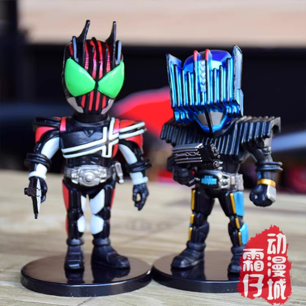 Mô Hình Bộ 6 nhân vật Kamen Rider chibi bản B - Cao 10cm - nặng 300gram - No Box : bọc túi OPP - Figure anime Kamen Rider-K21-T2-S6