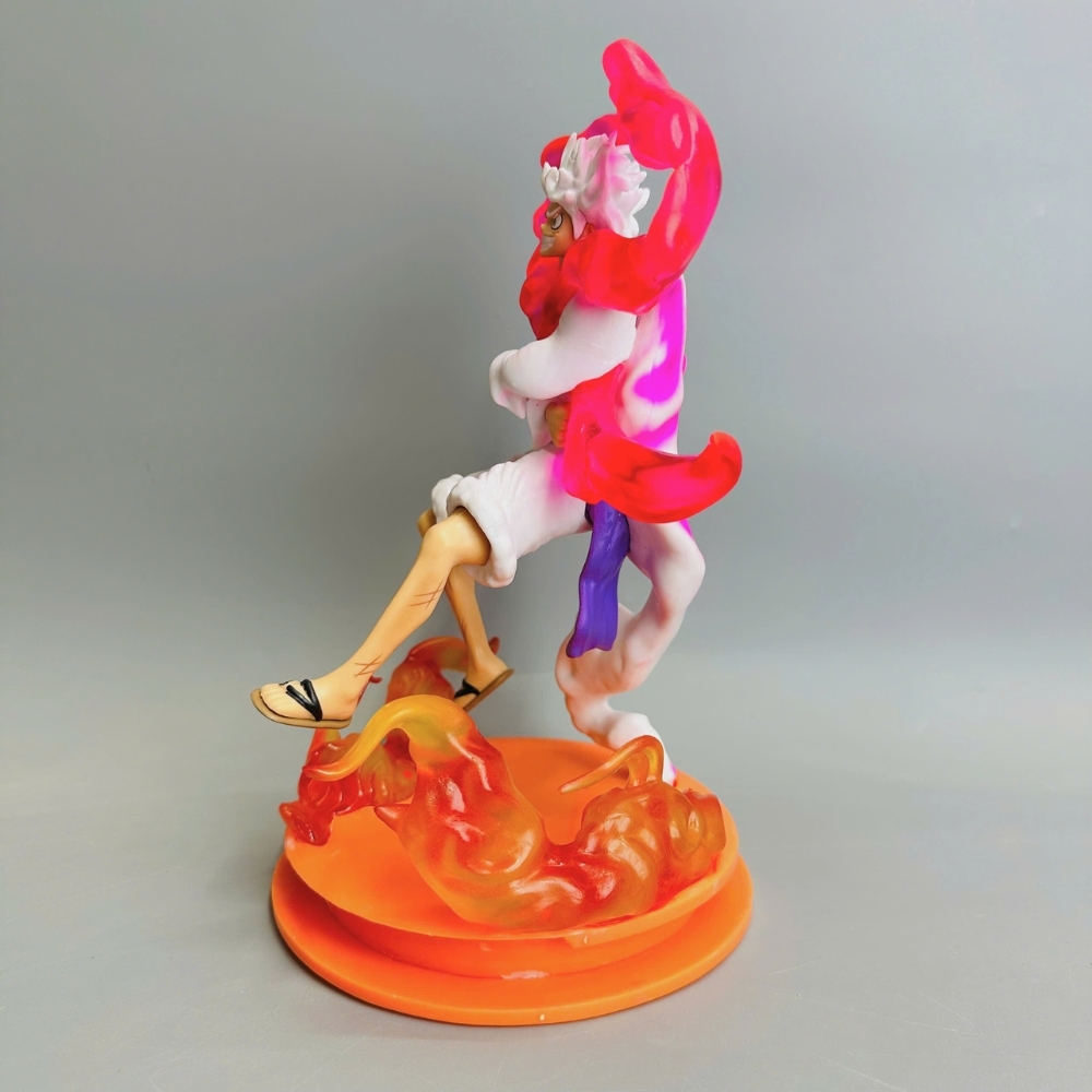 luffy nika Mô hình OnePieceLuffy Gear 5 Nika trắng bản bay khoanh tay có base đẹp cao 24cm - OnePiece  - Bọc Túi OPP - No Box -  K29-T1-S12