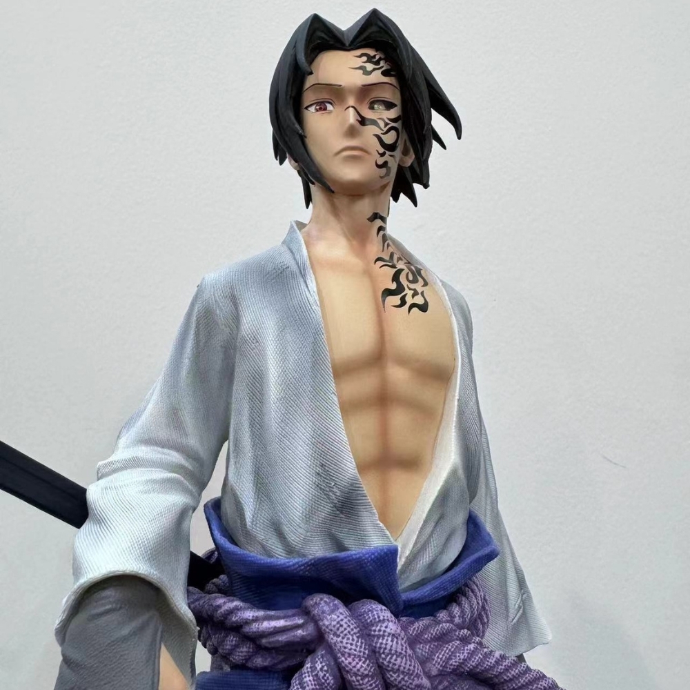 Mô Hình Naruto Sasuke dáng đứng siêu ngầu No base cao - 36cm - Nặng - 1000gram - Figure Naruto - No Box - K3-T2-S11