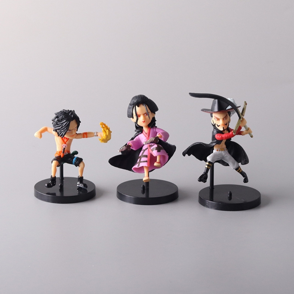 Mô hình OnePiece Bộ 6 kuzan marco kuma ace Izo mihack - Cao 8-9cm - nặng 300gram- Figure OnePiece - No Box K24-T2-S7