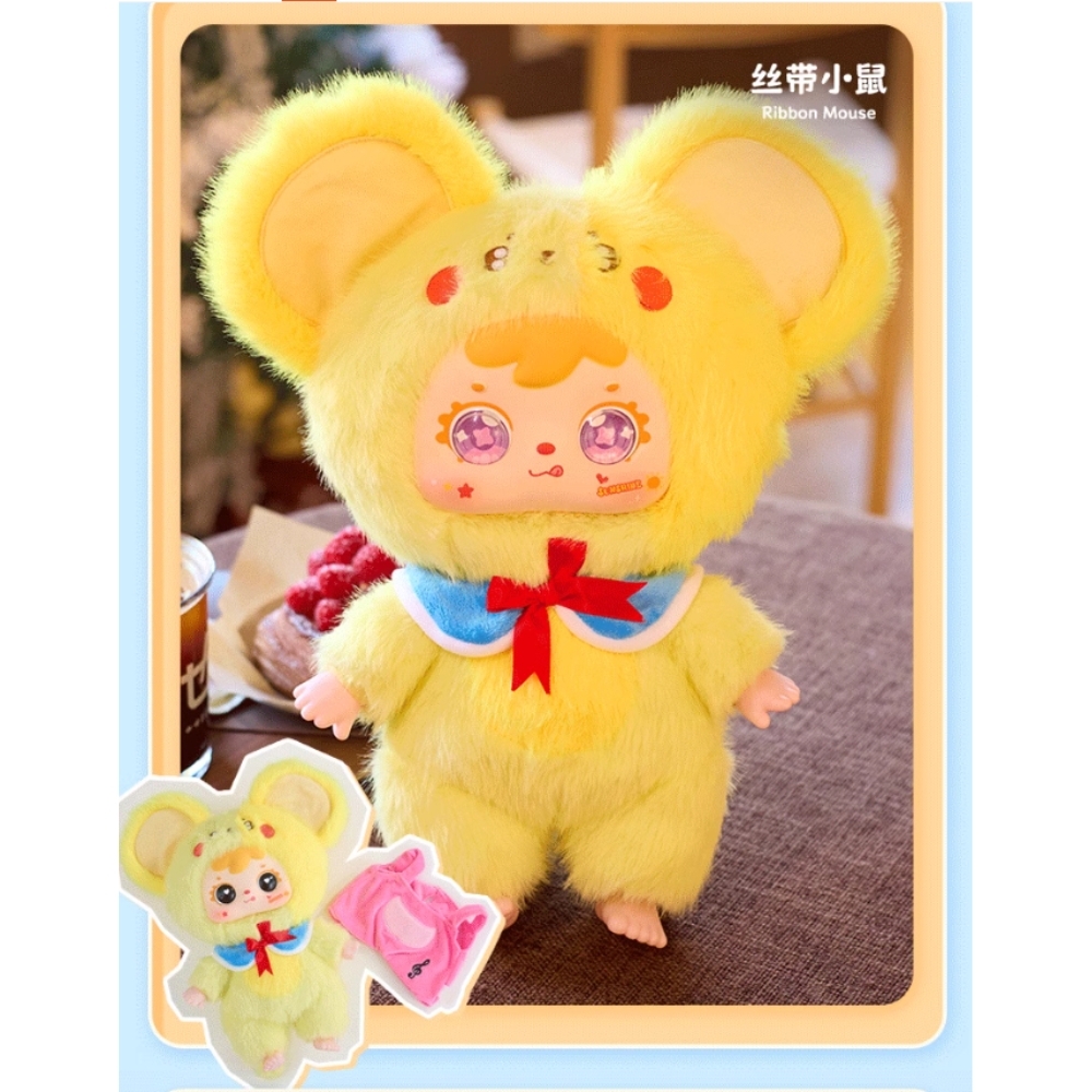 Hàng Chính Hãng - Blinbox Tyke3 400% + mắt xoay + quần áo blind box ngẫu nhiên - Cao : 30cm - Nặng 500gram - Túi Mù - Hộp Màu