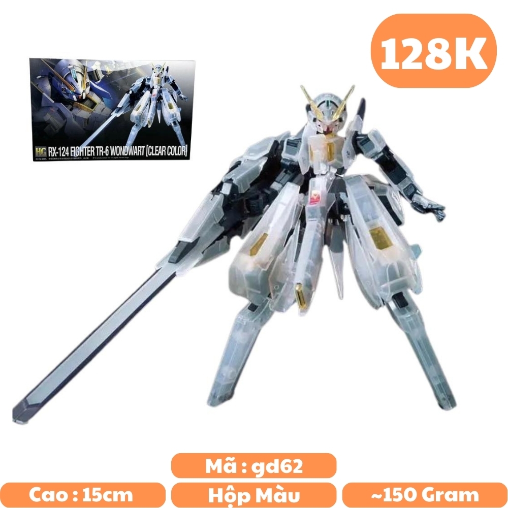 Mô hình XG Gundam TR-6 WONDWAR ( Nhựa Trong ) - cao 15cm - nặng 100gram - SKU : XF-06A - K19-T4-S11