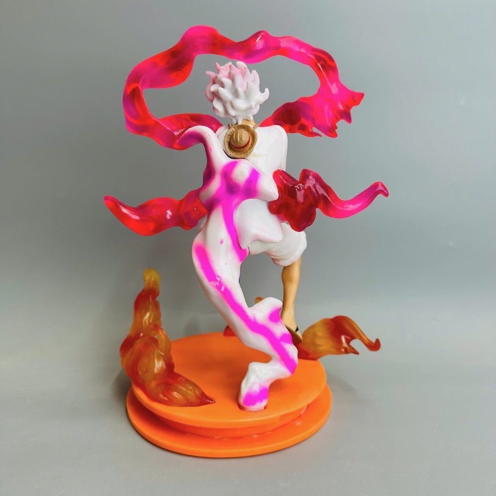 luffy nika Mô hình OnePieceLuffy Gear 5 Nika trắng bản bay khoanh tay có base đẹp cao 24cm - OnePiece  - Bọc Túi OPP - No Box -  K29-T1-S12