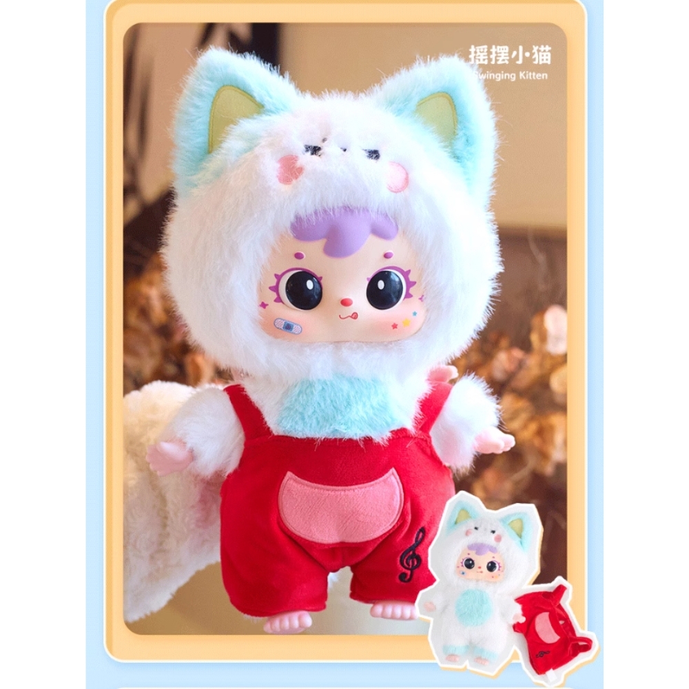 Hàng Chính Hãng - Blinbox Tyke3 400% + mắt xoay + quần áo blind box ngẫu nhiên - Cao : 30cm - Nặng 500gram - Túi Mù - Hộp Màu