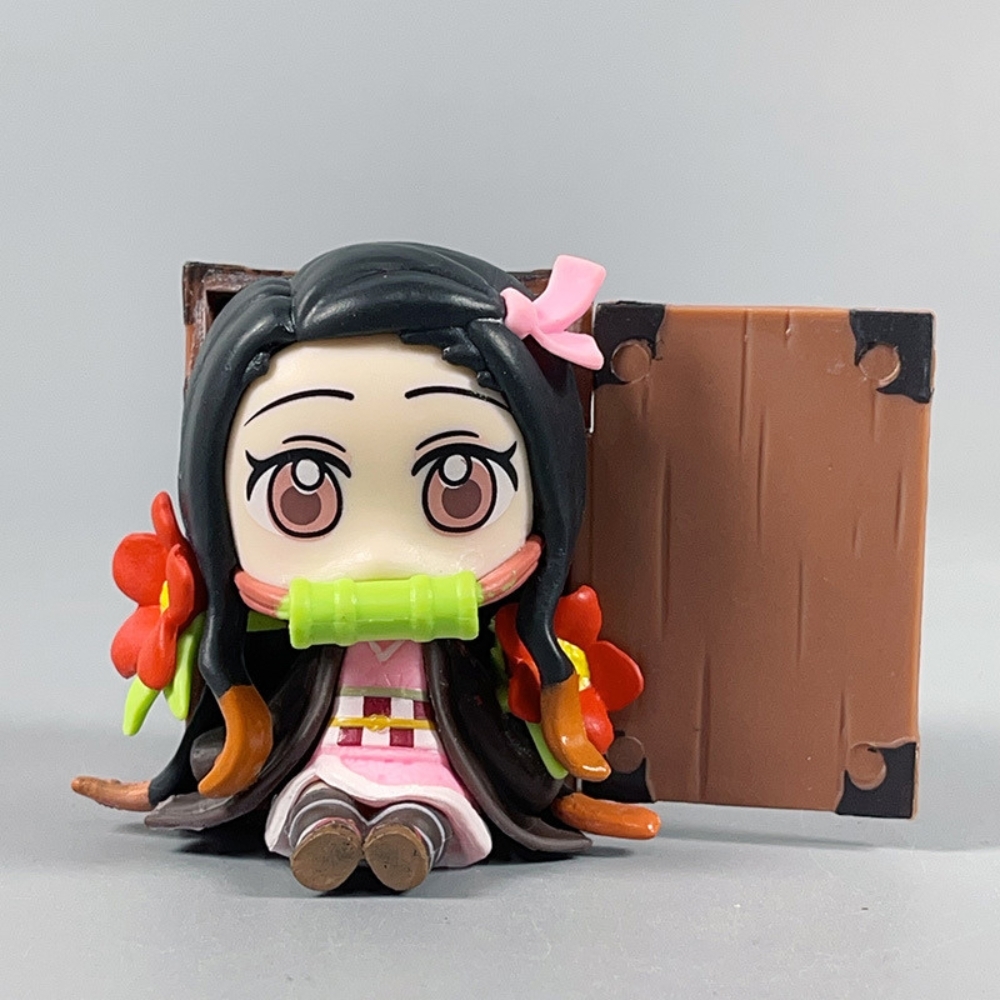 Hàng Cao Cấp -  Mô hình Kimetsu - Bộ 6 Nhân Vật Lưỡi Quỷ - Cao : 6-9cm - Nặng : 400gram - Kimetsu No Yaiba - No Box - N3-K45-T1-S3