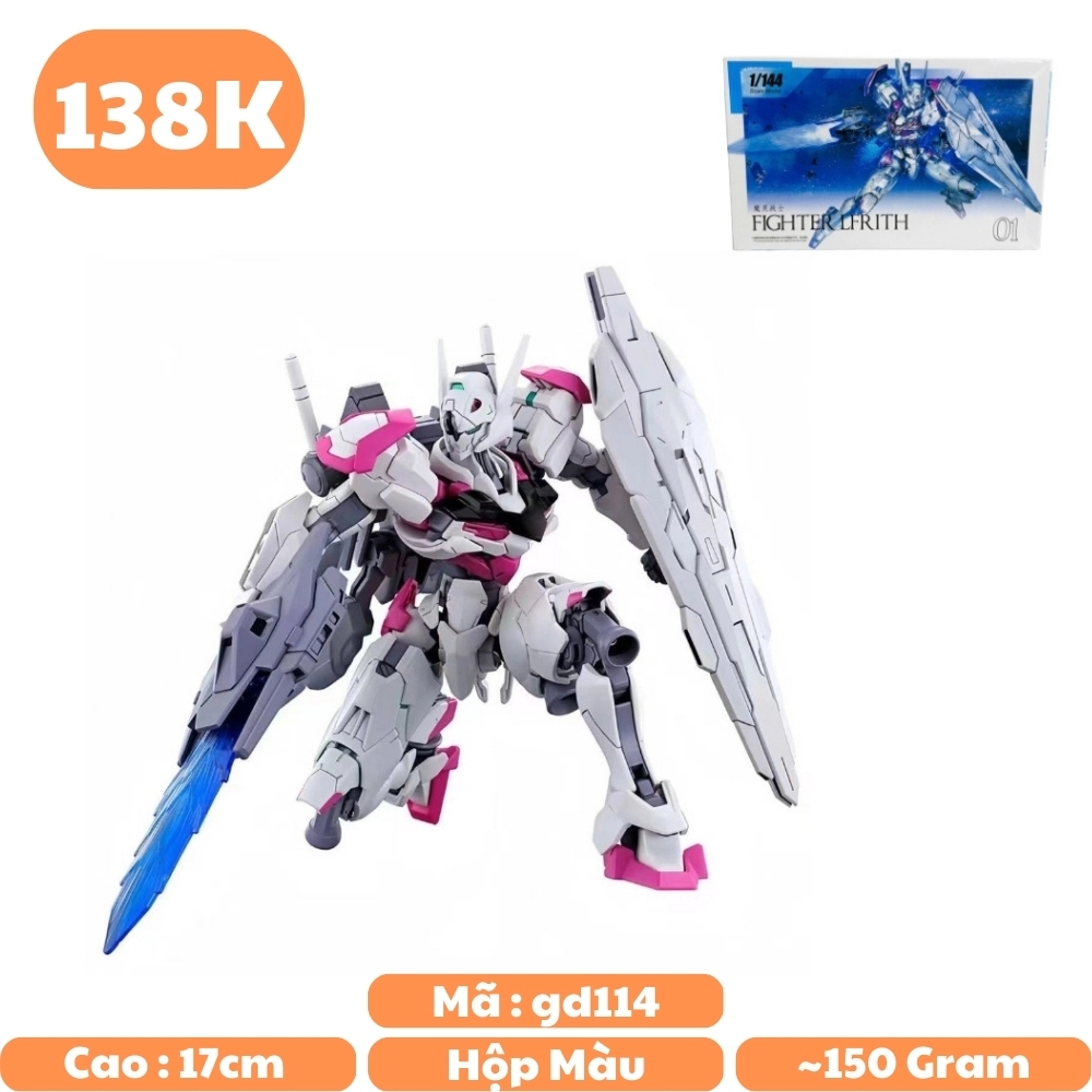 Mô hình Gundam HG 1/144 01 Cao 17cm - nặng 150gram - Figure Gundam - Có hộp màu SKU : 01 - K33-T4-S9