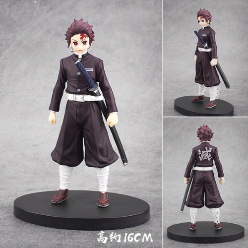 Mô hình đồ chơi - figure Demon Slayer Kamado Tanjirou Áo Đen - Kimetsu No Yaiba - No Box