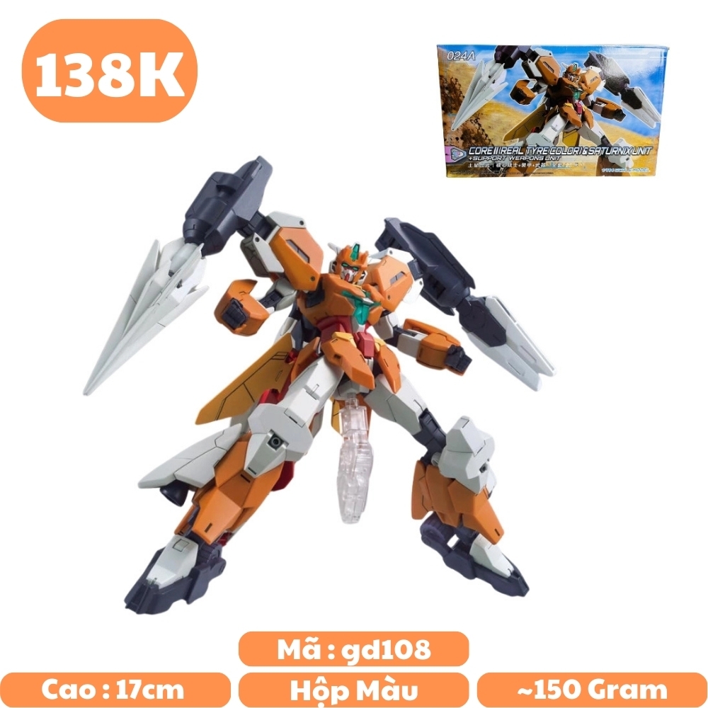 Mô hình Gundam HG 1/144 024A Cao 17cm - nặng 150gram - Figure Gundam - Có hộp màu SKU : 024A -  K28-T4-S4