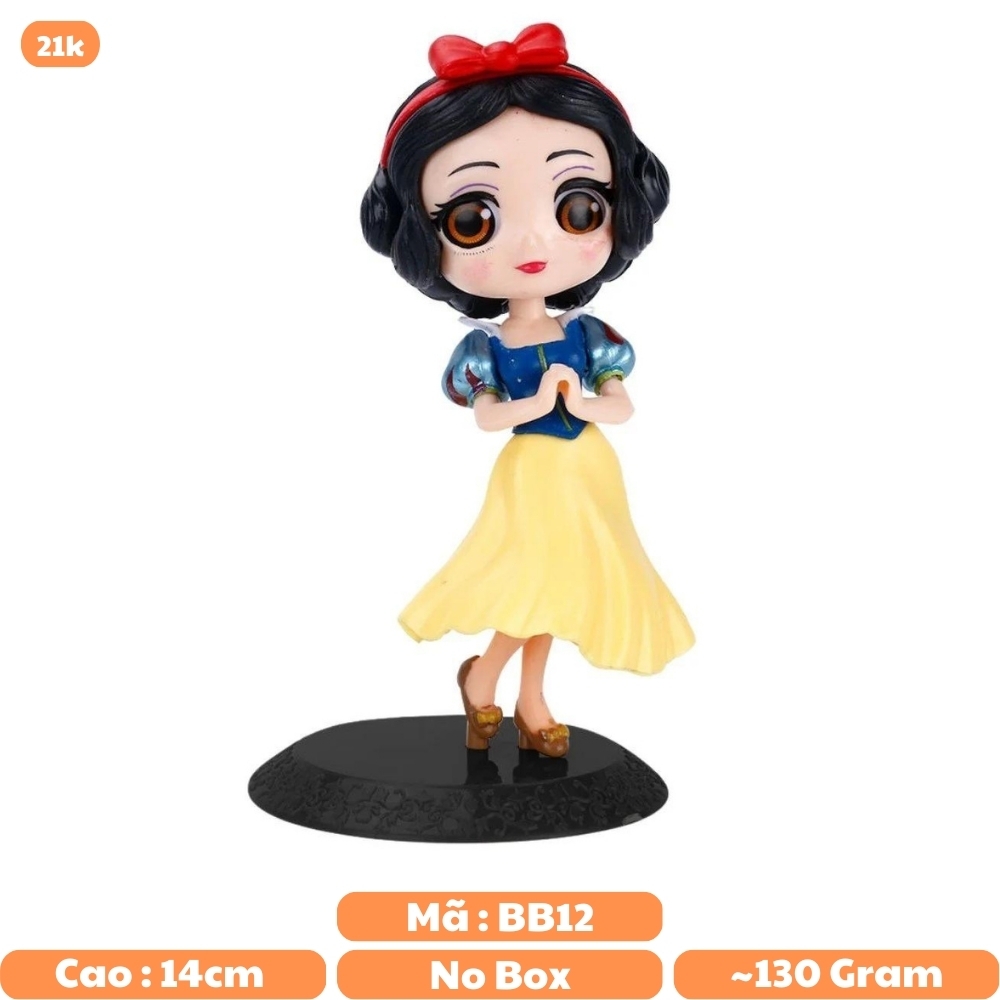 Mô Hình Bạch Tuyết siêu đẹp ko mặc áo choàng  -  Cao 14cm - nặng 130gram + NO BOX - K19-T1-S6