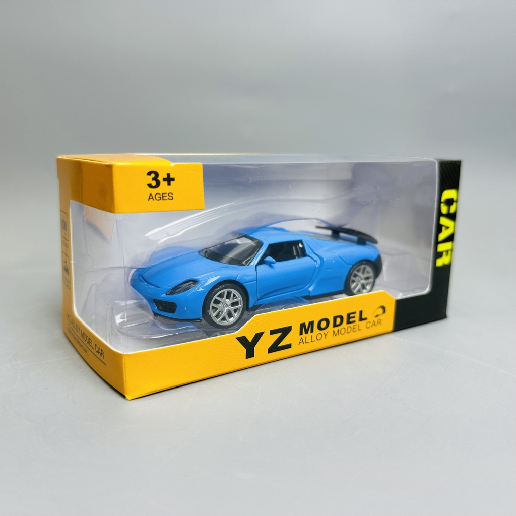 Mô Hình xe ferrari xanh dương - tỉ lệ 1:36 Hợp kim có thể mở cửa - bánh sau chạy cót - Dài 12cm - rộng 5cm - cao 4cm - nặng : 200gram - FULL BOX : box màu - SKU : oto268 - K63-T1-S2