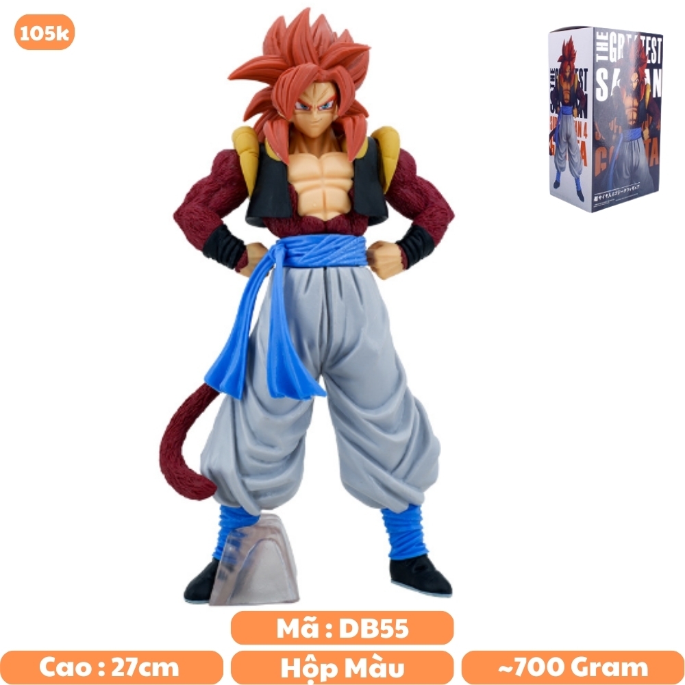 Mô Hình DragonBall Gogeta SS4 siêu chất cao 27cm - Figure DragonBall - Có Hộp màu -