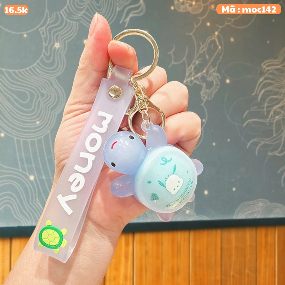 móc khóa rùa xanh ngọc - Dây móc dài : 10cm - Mô Hình Cao : 6cm - Nặng : 50gram - No Box : bọc túi OPP K77-T5-S3