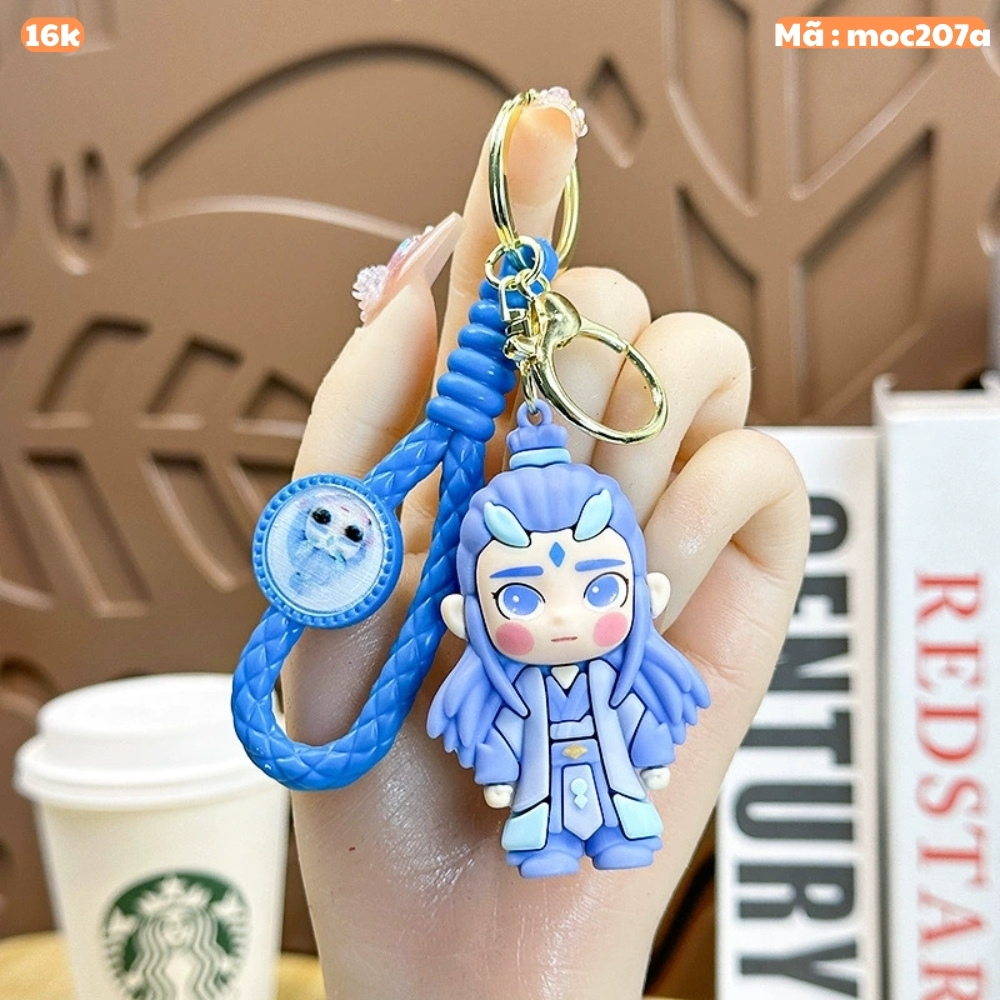 móc khóa ngao bính đứng - dây dài 11cm mô hình cao 6cm - nặng : 50gram - no box - K78-T1-S1