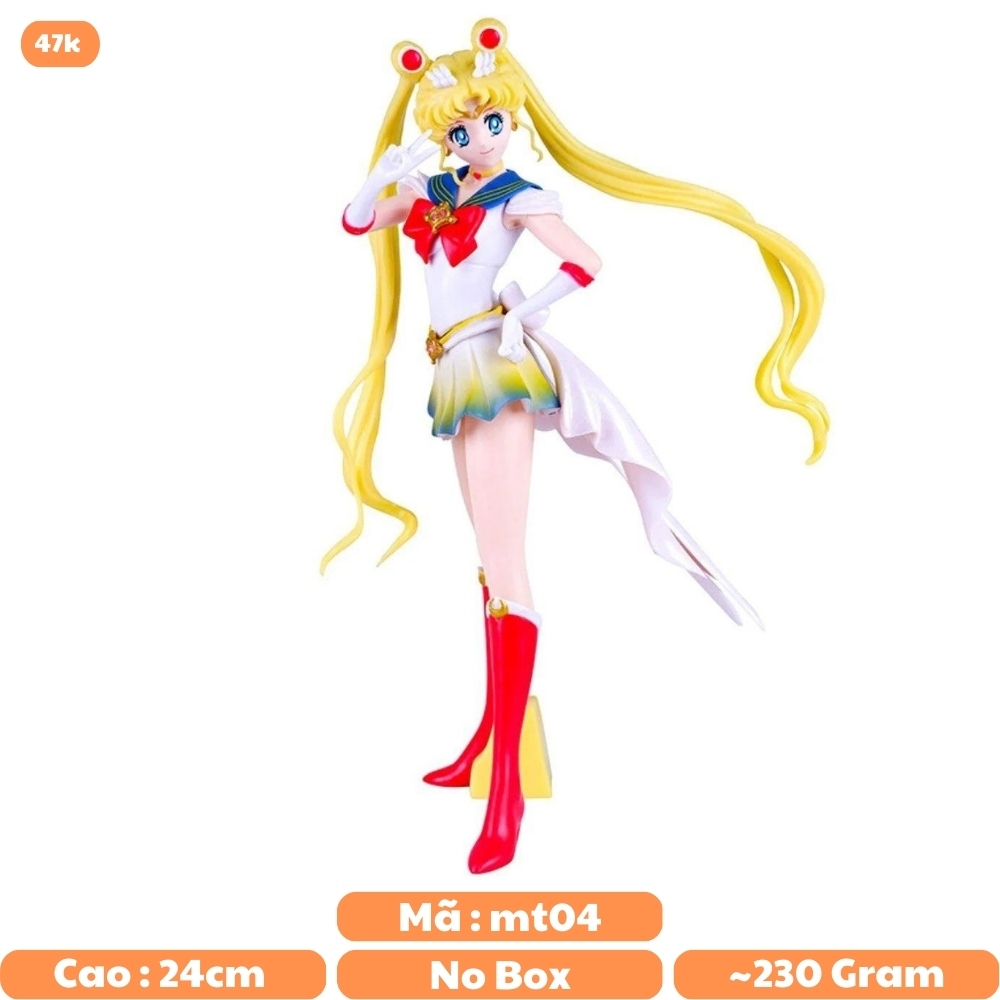 Mô Hình Thuỷ thủ mặt trăng dáng đứng siêu đẹp - Cao 24cm - nặng 230gram - Figure Thuỷ Thủ Mặt Trăng - box màu - K10-T1-S1