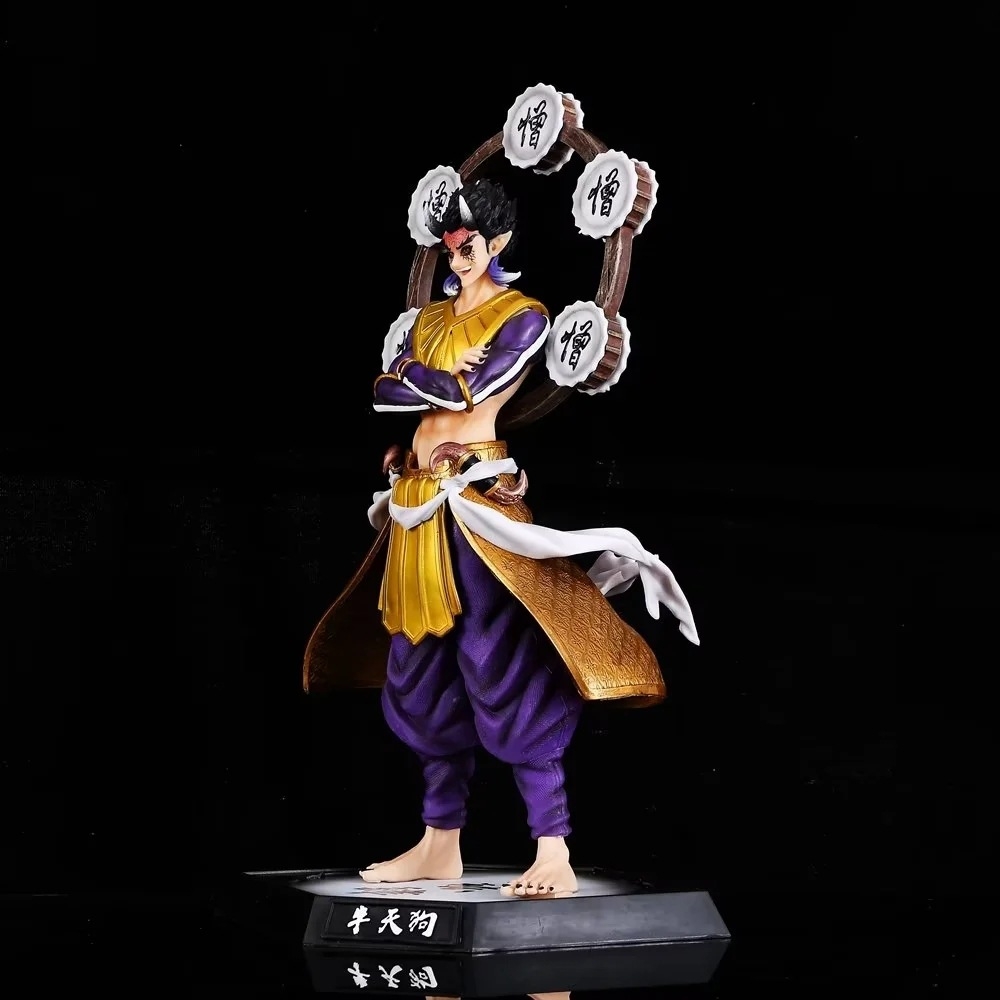 Mô Hình Kimetsu No Yaiba Thượng Huyền Quỷ Hantengu dáng đứng siêu ngầu - cao 31cm - Figure Thanh gươm diệt quỷ - Có Vỏ Hộp màu - C - 9