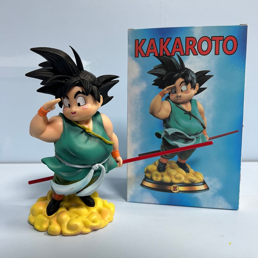 Mô hình DragonBall Goku Béo Chào tạm biệt - Cao 18cm - nặng 500gram - Dragon Ball - Full Box - C-13