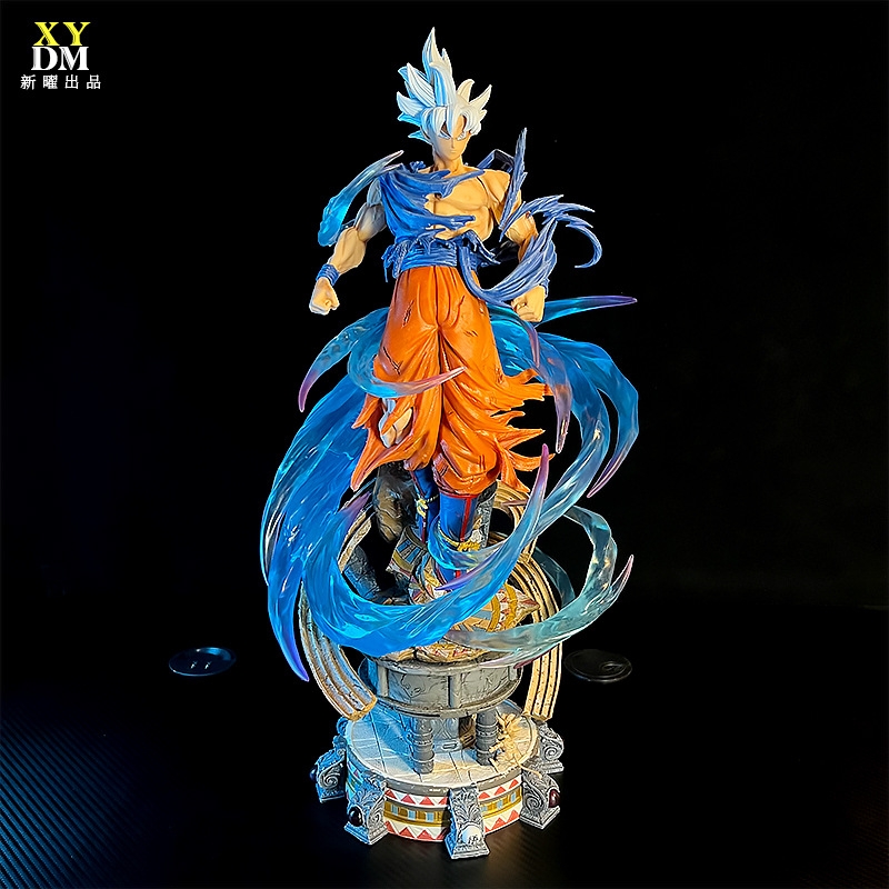 Mô Hình Dragon Ball Songoku 2 màu tóc siêu chất cao 48cm - Figure Dragon Ball - Có Hộp màu