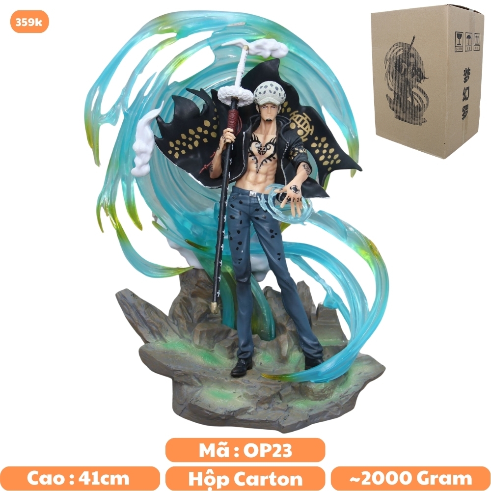 Mô Hình OnePiece Law trạng thái chiến đấu siêu đẹp cao 41cm - Figure OnePiece - Có Hộp carton - K21-T4-S3