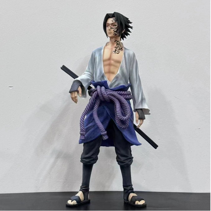 Mô Hình Naruto Sasuke dáng đứng siêu ngầu No base cao - 36cm - Nặng - 1000gram - Figure Naruto - No Box - K3-T2-S11
