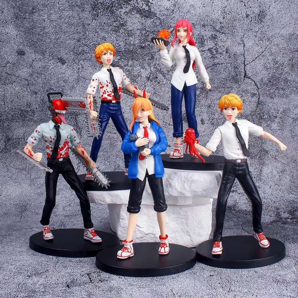 Mô Hình Chainsaw Man Denji dáng đứng siêu đẹp - cao 18cm nặng 300g - Figure Chainsaw Man - No box - K60-T3-S2