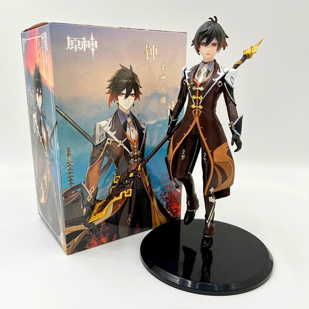 Mô Hình Genshin Impact Zhongli siêu đẹp - cao 19cm - nặng 130 gram - Figure  Genshin Impact - Có Hộp màu - K19-T3-S1