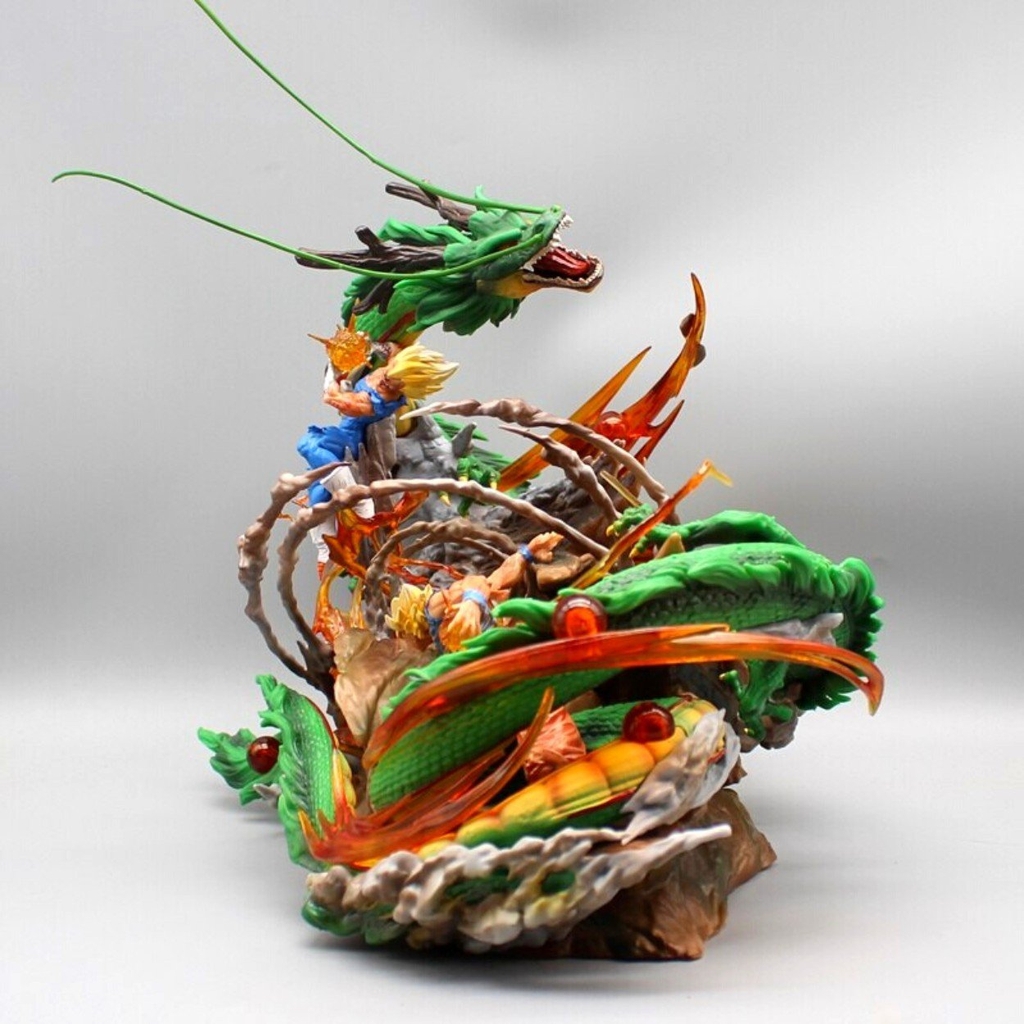 Hàng Loại 2 - Mô Hình DragonBall Goku đại chiến Vegeta siêu đẹp . Cao 30cm - nặng 2kg - rộng 33cm + box bìa - Figure DragonBall - Có Hộp màu N1-K53-T5-S3