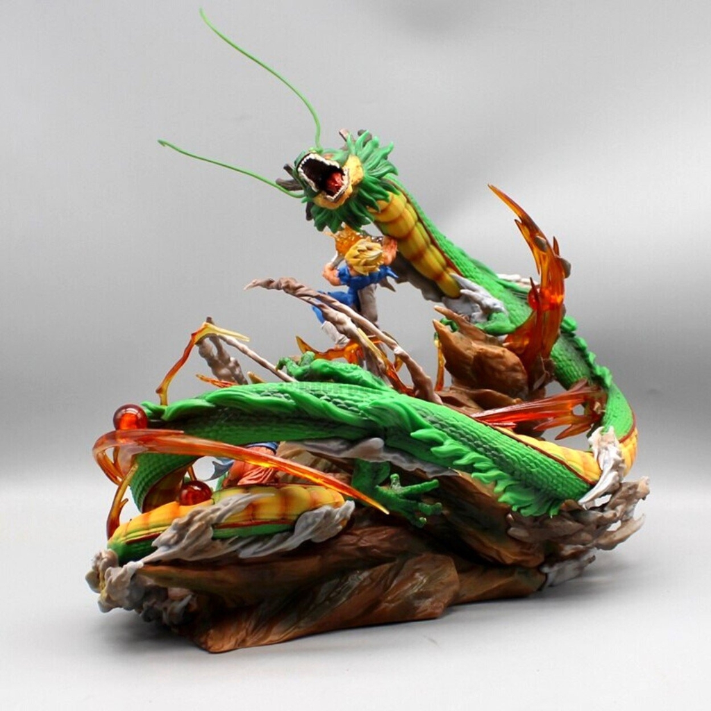 Hàng Loại 2 - Mô Hình DragonBall Goku đại chiến Vegeta siêu đẹp . Cao 30cm - nặng 2kg - rộng 33cm + box bìa - Figure DragonBall - Có Hộp màu N1-K53-T5-S3