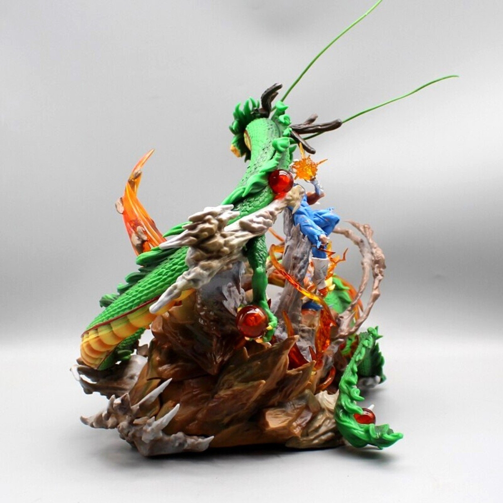 Hàng Loại 2 - Mô Hình DragonBall Goku đại chiến Vegeta siêu đẹp . Cao 30cm - nặng 2kg - rộng 33cm + box bìa - Figure DragonBall - Có Hộp màu N1-K53-T5-S3