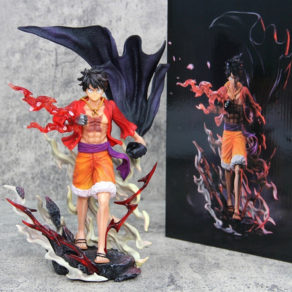 Mô Hình OnePiece Luffy Luffy cầm áo - Cao 28cm - nặng 800gram, Figure OnePiece - có vỏ hộp màu - K17-T4-S4