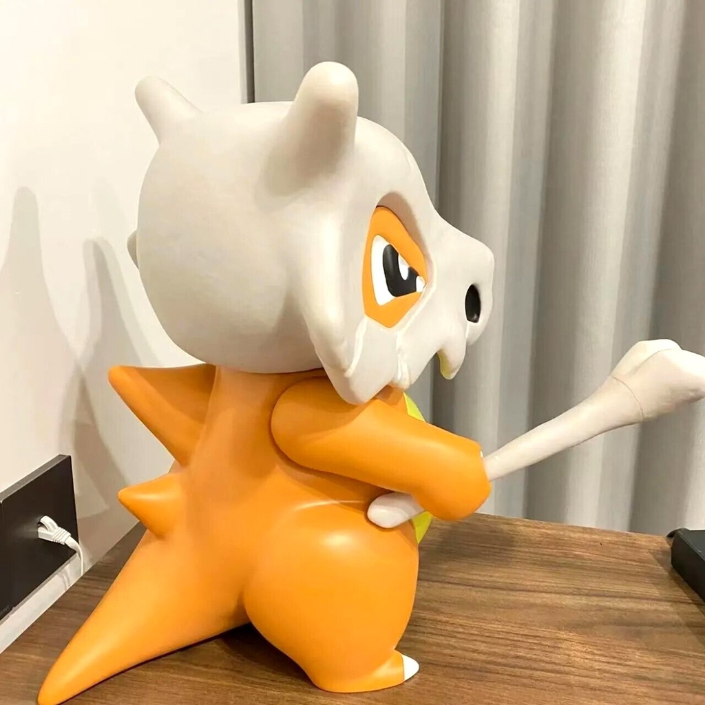 Hàng Loại 1 - Mô Hình Pokemon Cubone  - Cao 35cm - rộng 28cm - nặng 3kg - Phụ kiện : 1 gậy xương cầm tay + 1 Quả cầu Pokemon - Bộ Pokemon - Có Vỏ Hộp màu K8-T4-S1