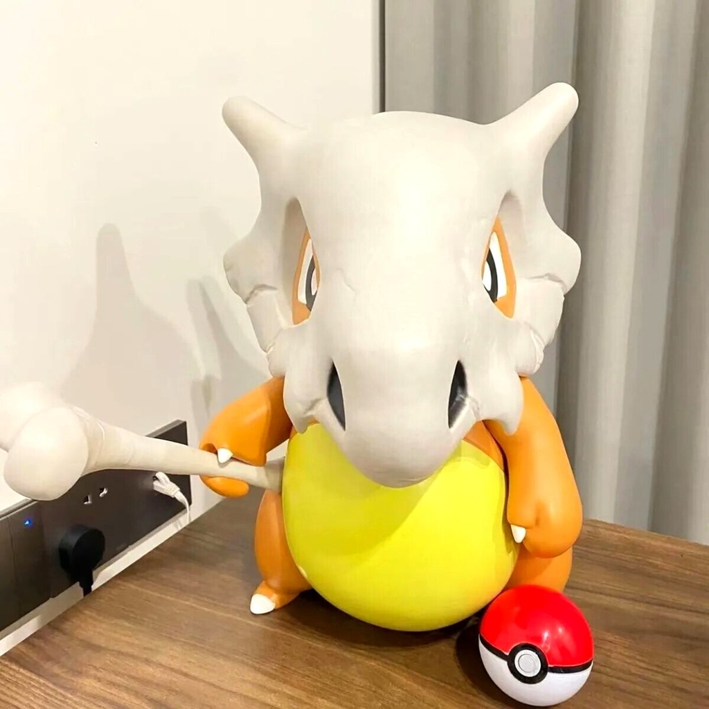 Hàng Loại 1 - Mô Hình Pokemon Cubone  - Cao 35cm - rộng 28cm - nặng 3kg - Phụ kiện : 1 gậy xương cầm tay + 1 Quả cầu Pokemon - Bộ Pokemon - Có Vỏ Hộp màu K8-T4-S1