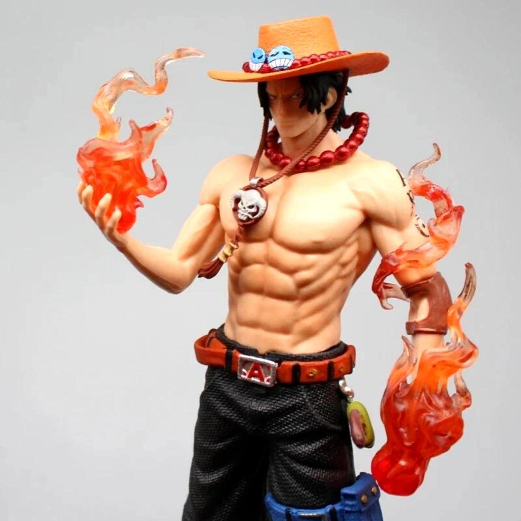 Mô Hình OnePiece ACE dáng đứng siêu ngầu - Cao 25cm - rộng 13cm - nặng 440Gram , Figure OnePiece - có hộp  màu - N1-K47-T4-S3
