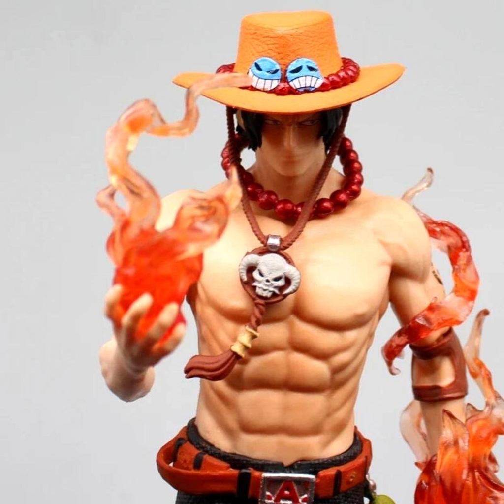Mô Hình OnePiece ACE dáng đứng siêu ngầu - Cao 25cm - rộng 13cm - nặng 440Gram , Figure OnePiece - có hộp  màu - N1-K47-T4-S3