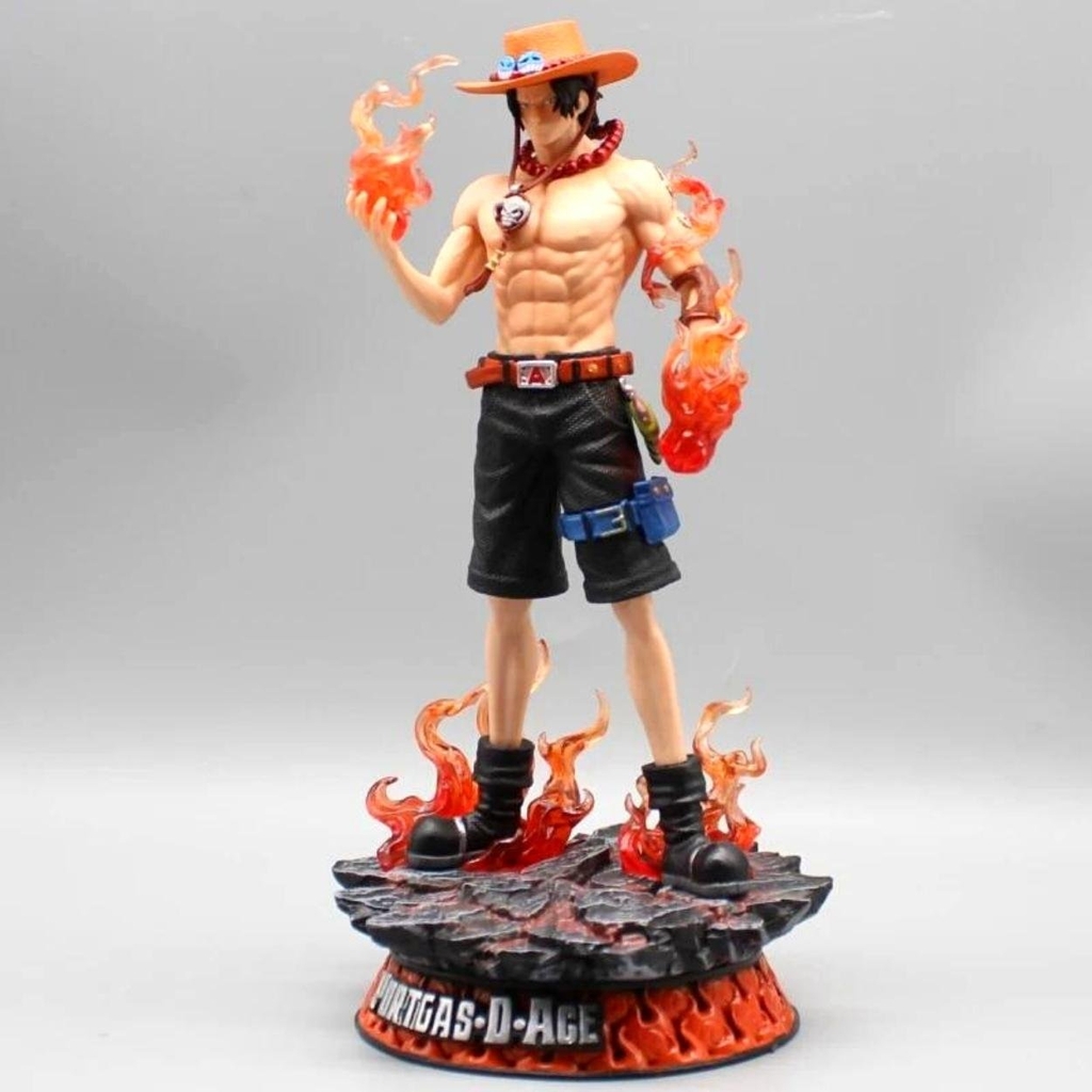 Mô Hình OnePiece ACE dáng đứng siêu ngầu - Cao 25cm - rộng 13cm - nặng 440Gram , Figure OnePiece - có hộp  màu - N1-K47-T4-S3